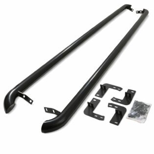 Renault Trafic / Vauxhall Vivaro LWB 2001-14 Gloss Black 3 Sidebars