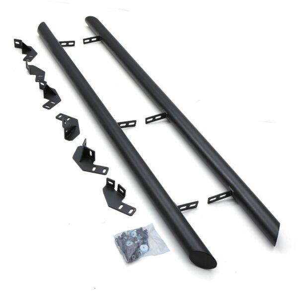 Isuzu D-Max RG MK3 Double Cab 2021+ Matte Black 3 Side Bars