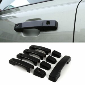 Predator4x4 Gloss Black Door Handle Covers To Fit Land Rover Defender 110 130 L663 2020+