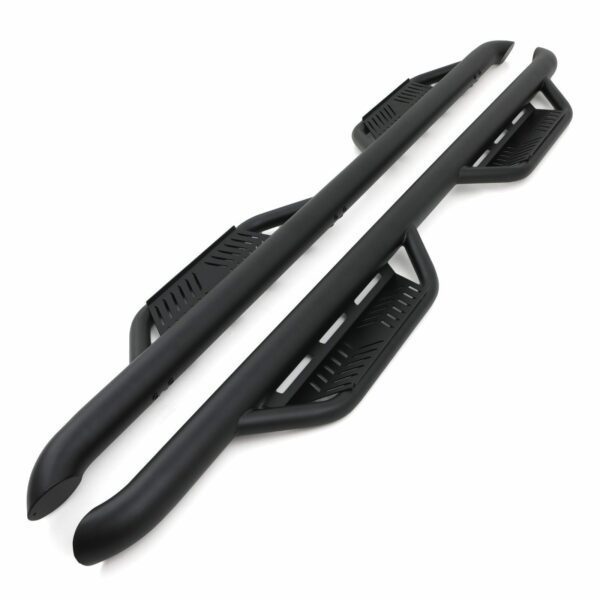 VW Amarok MK2 2023+ Black Rock Sliders Side Steps