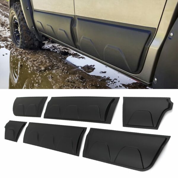 Volkswagen VW Amarok 10-20 6pc Matte Black Body Cladding Kit