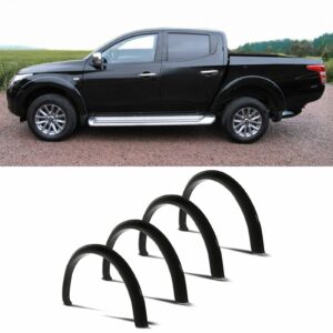 Mitsubishi L200 Triton 15-18 60mm Gloss Black OEM Style Wheel Arches