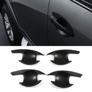 Mitsubishi Triton L200 19-23 Black Door Handle Protector Inserts