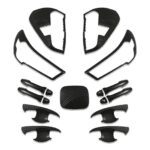 Black Exterior Protective Trim Kit for Toyota Hilux 2020+