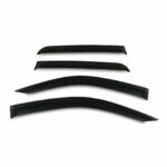 Toyota Hilux Travo 2026+ Black Wind Deflectors