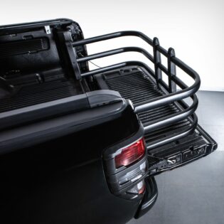 2023 Ford Ranger Rack Ford Ranger T9 2023+ Black Truck Bed Extender Rack | Predator4x4