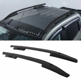 Mitsubishi L200 Series 5 15-19 Black Roof Rails