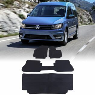 VW Caddy Maxi Life 08-20 Rubber Floor Mats