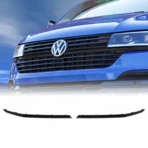 VW Transporter T6.1 19-24 Gloss Black 2pc Long Grille Trim