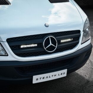 Stealth LED Mercedes Sprinter 2006-2013 Twin 10" Luminous LED Integration Grille Kit - 7,560 Lumens