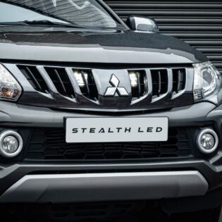 Stealth LED Mitsubishi L200 2015-2019 Twin 3" Luminous LED Integration Grille Kit - 9,600 Lumens