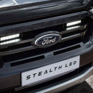 Stealth LED Ford Ranger T8 2018-2022 Twin 6" Luminous LED Integration Grille Kit - 5,760 Lumens