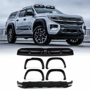 VW Amarok MK2 2023+ Predator4x4 LED Front Splitter Wide Arch & Quad Roof Light Kit