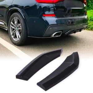 BMW X3 G01 Pre LCI 18-21 Gloss Black Rear Spats