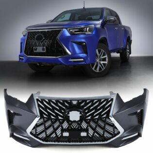 Toyota Hilux MK8 MK9 2015+ Lexus Front Bumper Conversion with Facelift Lights