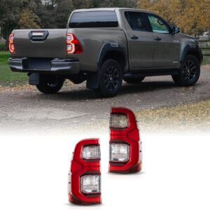 Toyota Hilux MK8 2015-2021 Red Halogen Tail Lights