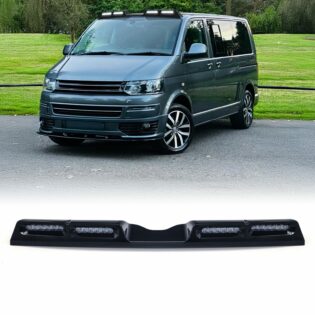 VW Transporter T5 T5.1 2003-2015 Gloss Black Quad Roof Mounted LED Light
