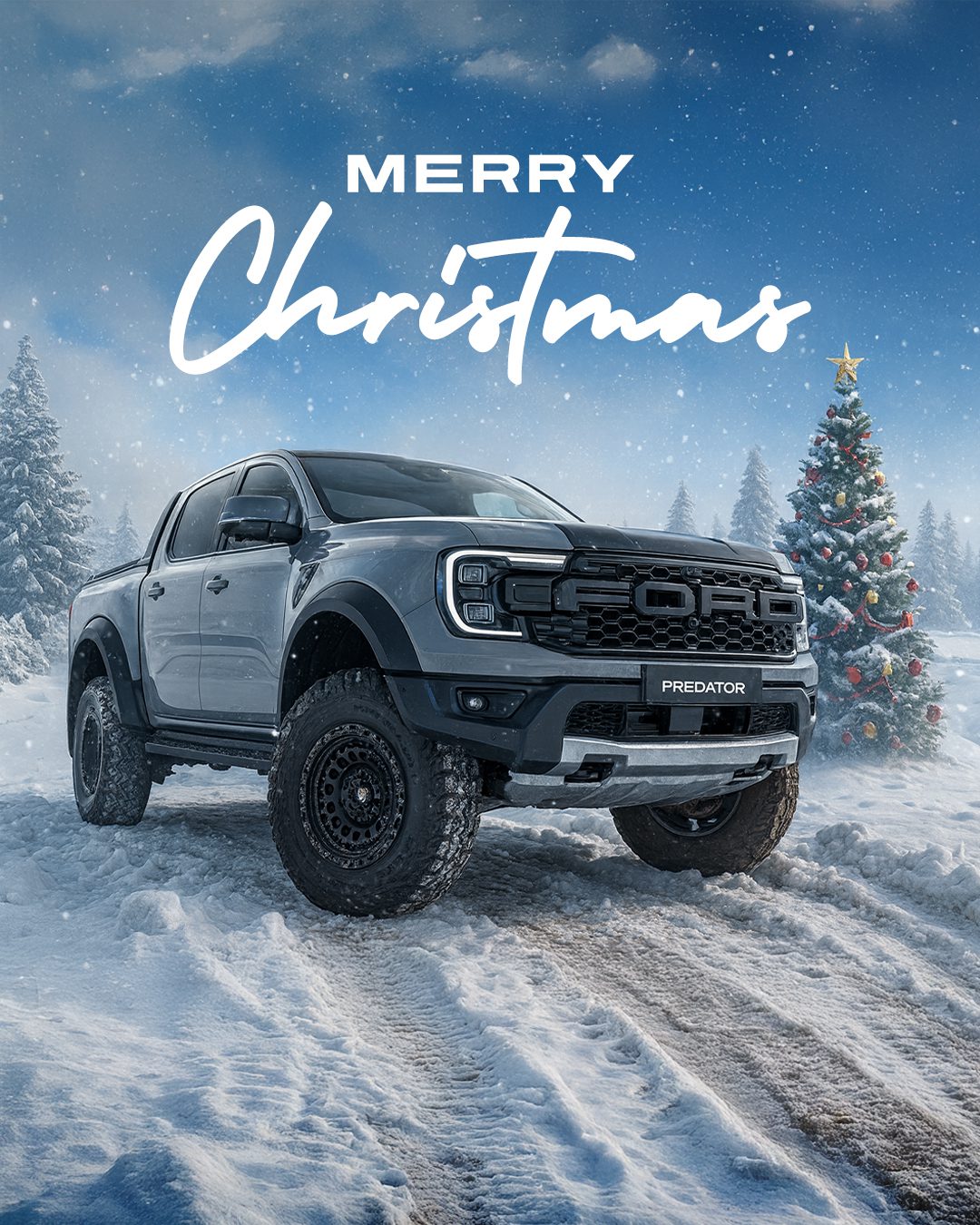 Predator4x4 Christmas banner mobile