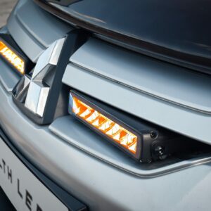 Stealth LED Mitsubishi L200 2019-2023 Twin 10" Flashing Luminous LED Integration Grille Kit - 7,560 Lumens