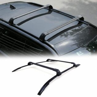 Predator4x4 Black Roof Rails & Cross Bars Kit To Fit Land Rover Discovery Sport L550 2014+