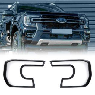 Ford Ranger T9 2022+ Gloss Black Headlight Trims