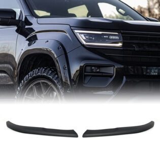 VW Amarok MK2 2023+ Matte Black Headlight Trims