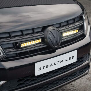 Stealth LED VW Amarok 2016-2022 Twin 10" Flashing Luminous LED Integration Grille Kit - 7,560 Lumens
