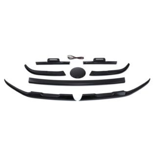 VW Amarok MK2 2023+ Black 5 Piece Grille Trim Kits With DRLs