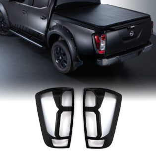 Nissan Navara D23 NP300 14-21 Gloss Black Tail Light Trims