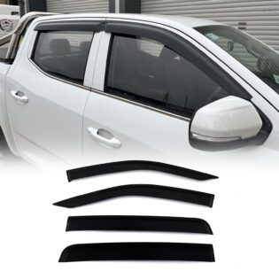 Maxus T60 2019+ Tinted Front & Rear Wind Deflectors