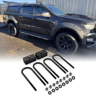 Ford Ranger T6 T7 T8 12-21 Black 2" Rear Lift Blocks