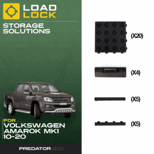 Volkswagen Amarok MK1 2010-2020 LoadLock Full Truck Bed Base Kit