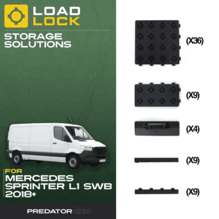 LoadLock Full Load Bed Base Kit Mercedes Sprinter SWB/MWB/LWB/XLWB 2018+