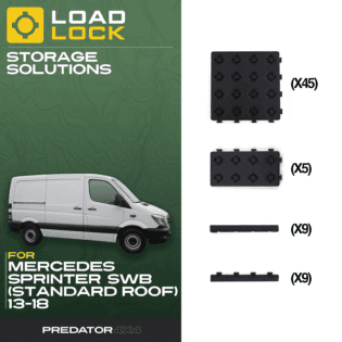 LoadLock Full Load Bed Base Kit Mercedes Sprinter SWB/MWB/LWB/XLWB 2013-2018