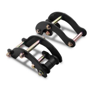 Isuzu D-Max 12-20 - Black 2" Rear Lift Shackles