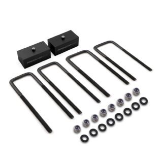 Nissan Navara D40 05-14 2" 50mm Black Rear Block Lift Kit