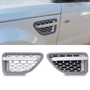 Predator 4x4 Grey & Silver Side Air Intake Vents To Fit Range Rover Sport L320 05-09