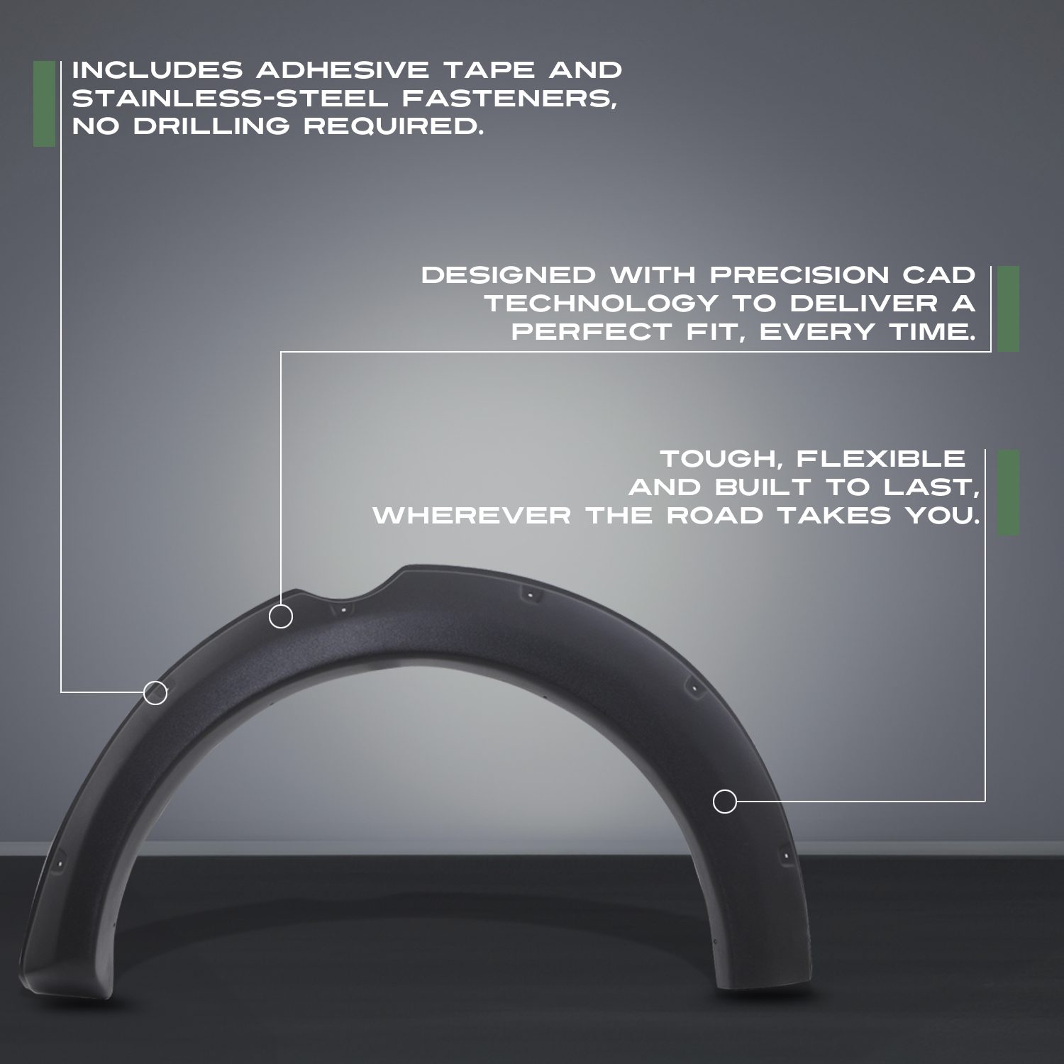 Mitsubishi L200 Triton 15+ Wide Body Arch Fender Flare Kit