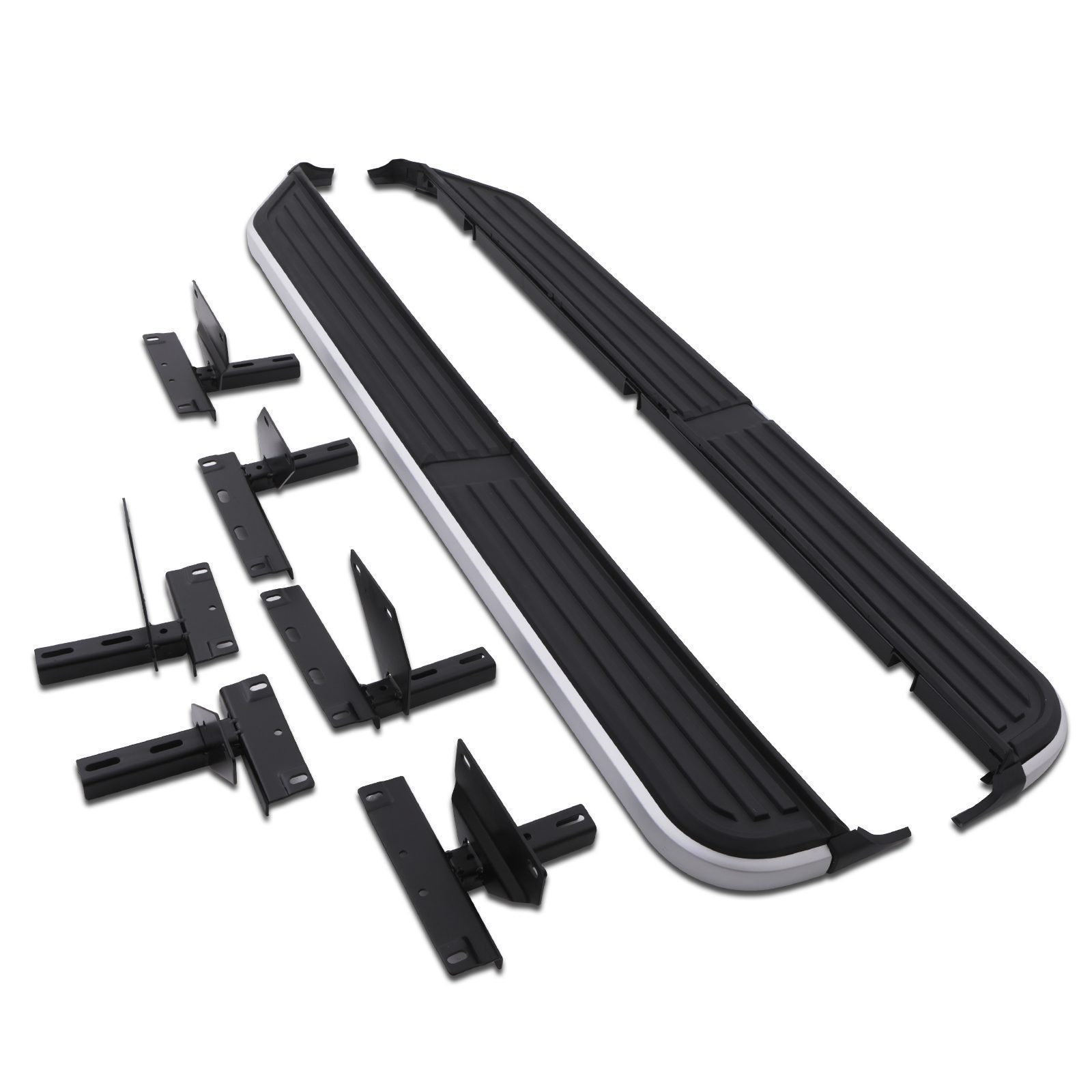 Black Aluminium Running Board Side Steps to suit Nissan Xtrail X