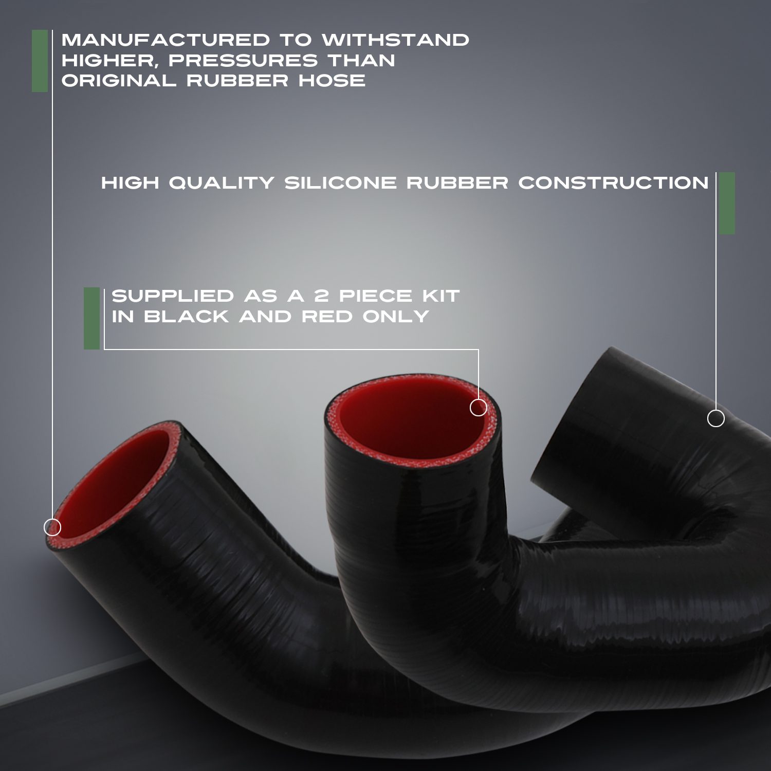 Charge air hose pressure turbo hose set for VW T4 Transporter 2.5 TDI 102 hp