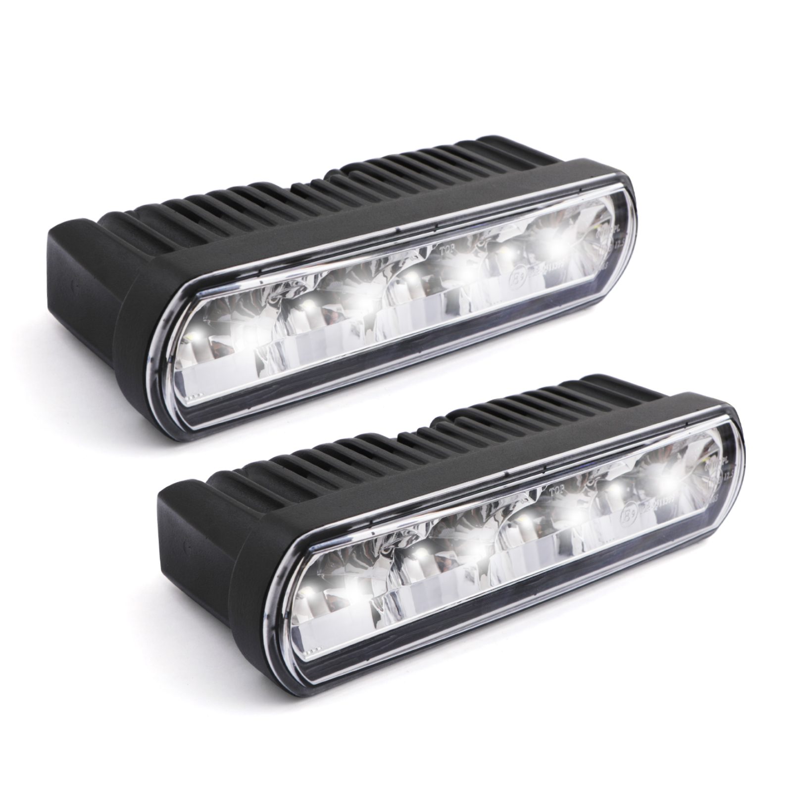 Universal Emarked DIY 8″ Chrome Grille Light Kit 4x4 Predator