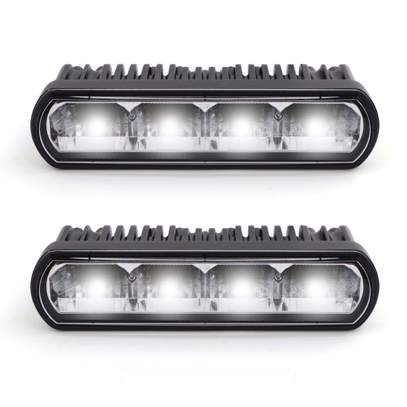 Universal Emarked DIY 8″ Chrome Grille Light Kit 4x4 Predator