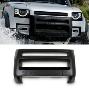 Predator 4x4 Gloss Black Front Bumper A Bar To Fit Land Rover Defender L663 2020+