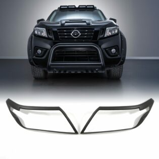 Nissan Navara D23 NP300 2014-2020 Headlight Cover Trim Black