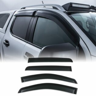 Ford Ranger T9 2023+ Black Wind Deflectors