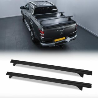 Mitsubishi L200 2005+ Black Truck Bed Rail Cross Bars