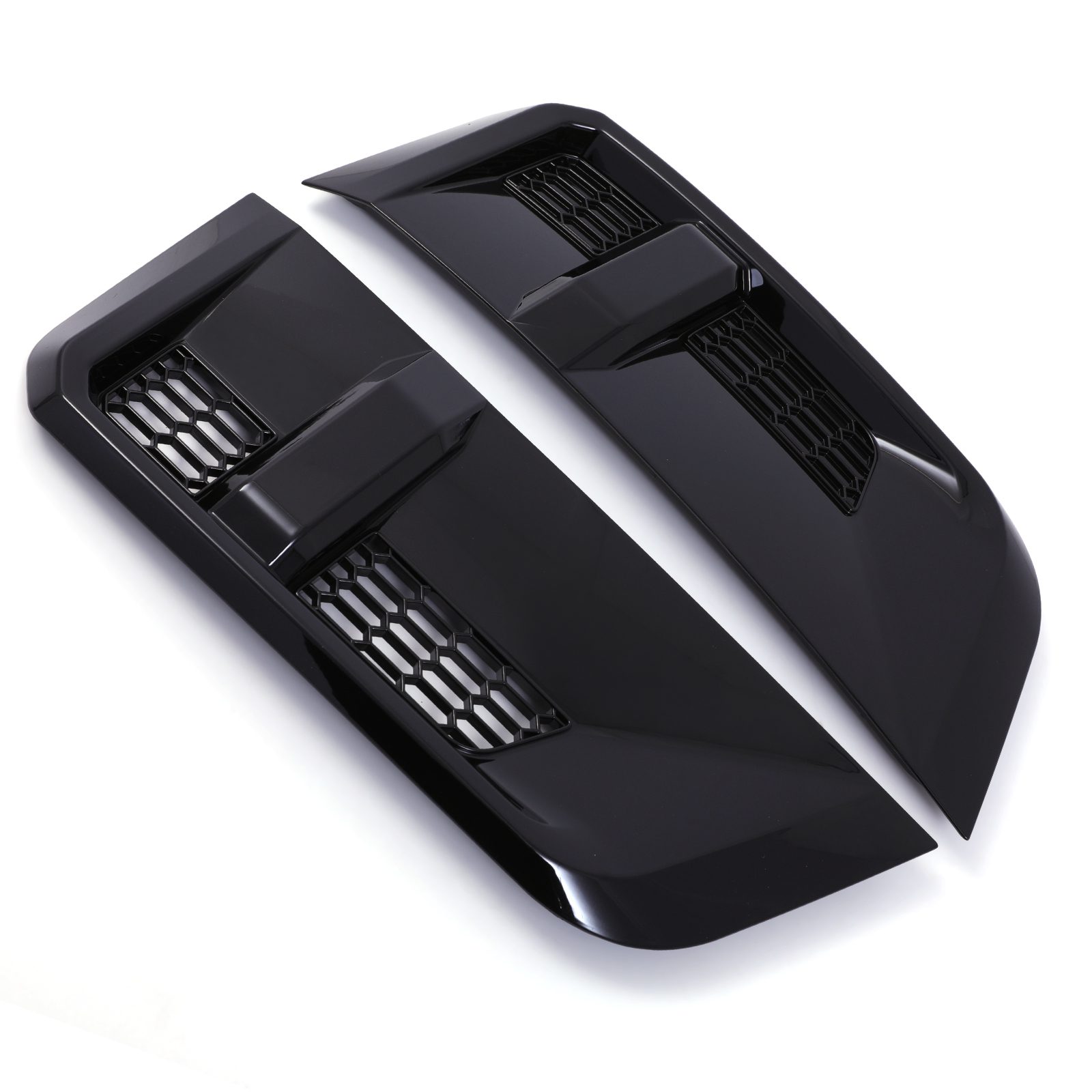 Predator4x4 Gloss Black Side Vents To Fit Land Rover Defender 90 110 130 L663 2020+