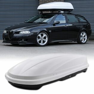 400L Universal White Car Roof Box