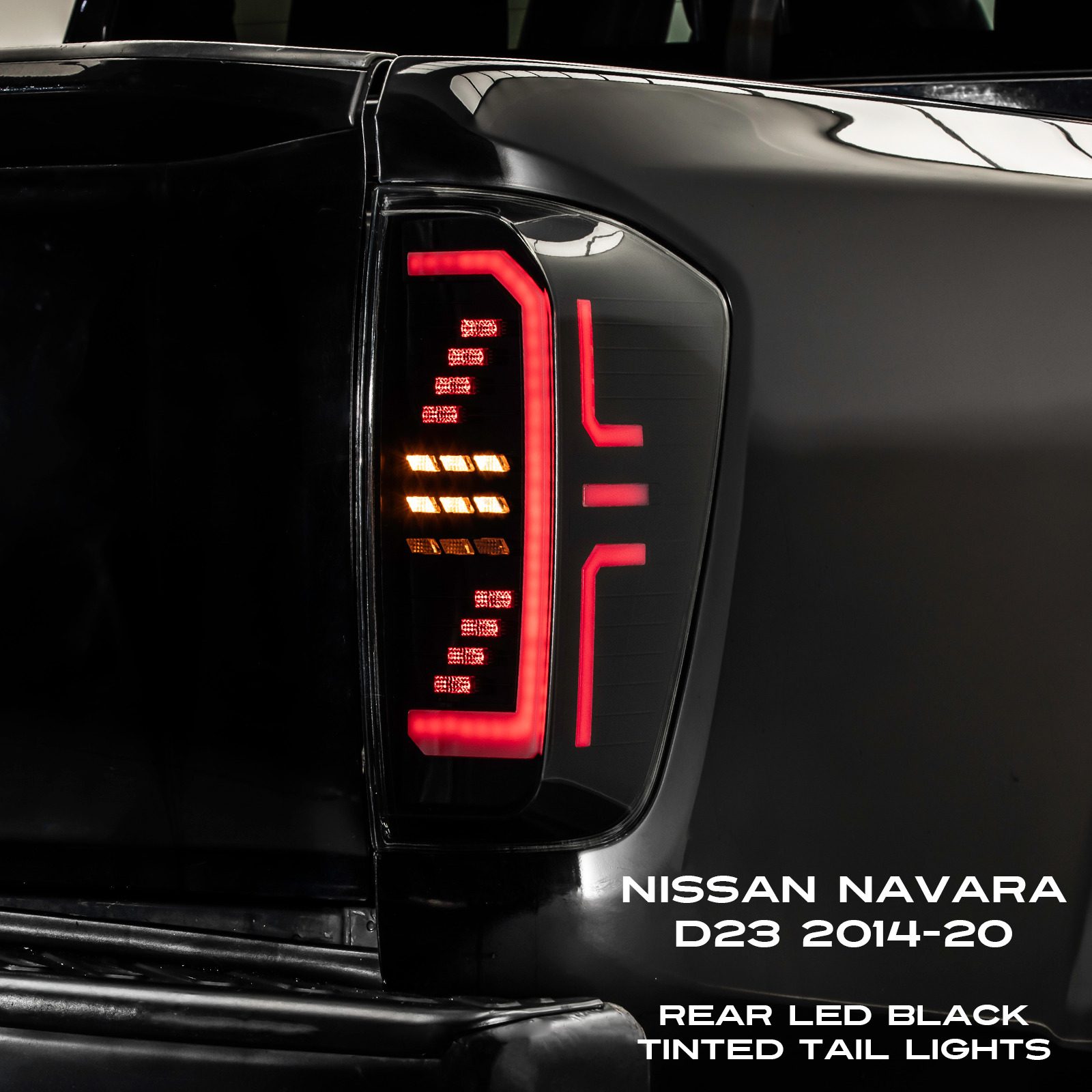 Nissan Navara Tinted Tail Lights