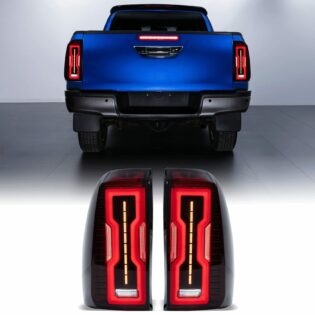 Toyota Hilux Revo MK8 15-21 Rear LED Smoked Tail Lights